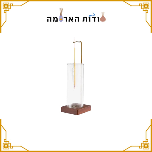 מעמד לקטורת בסגנון זכוכית מודרנית